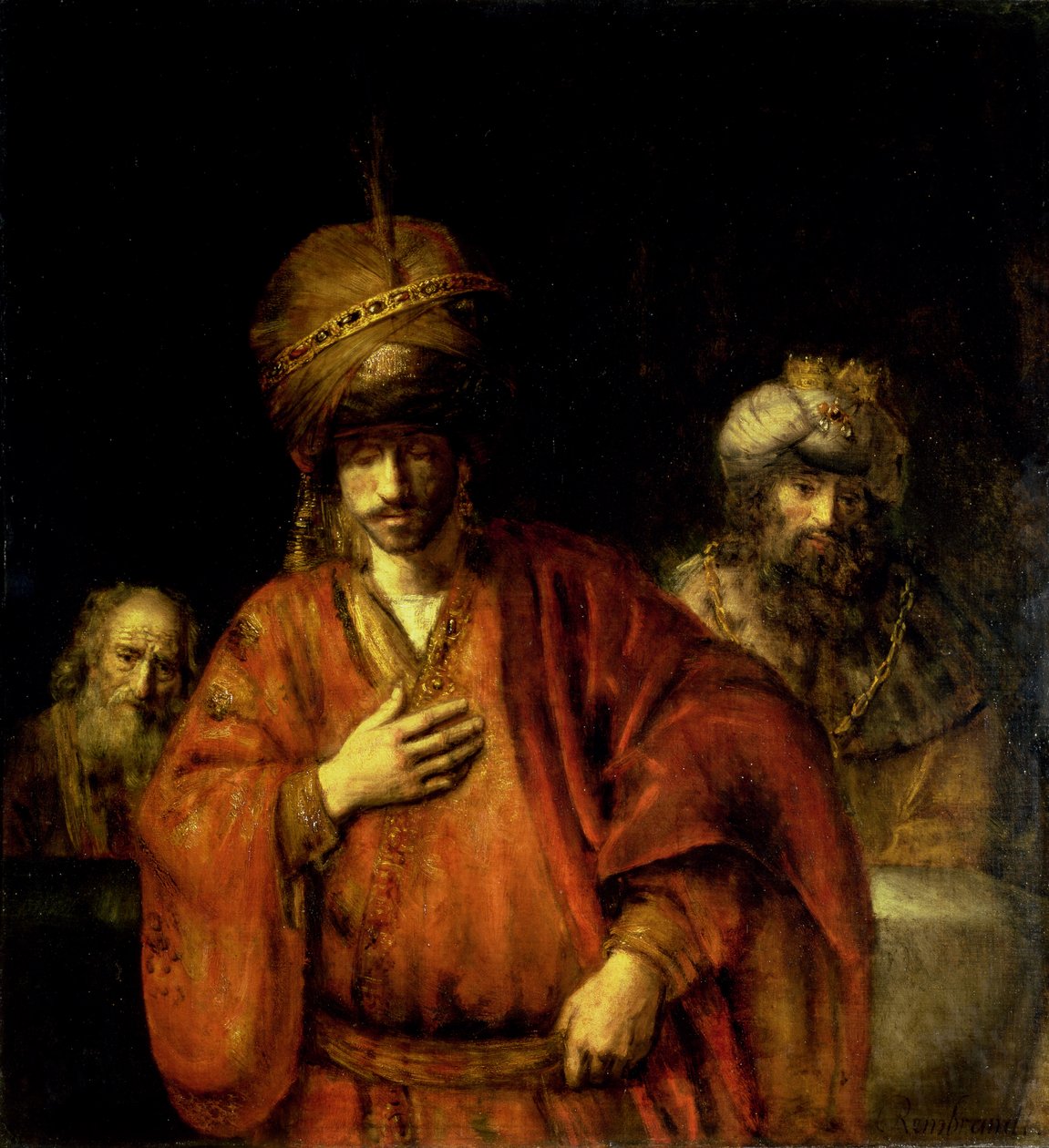 David a Uriáš od Rembrandt van Rijn