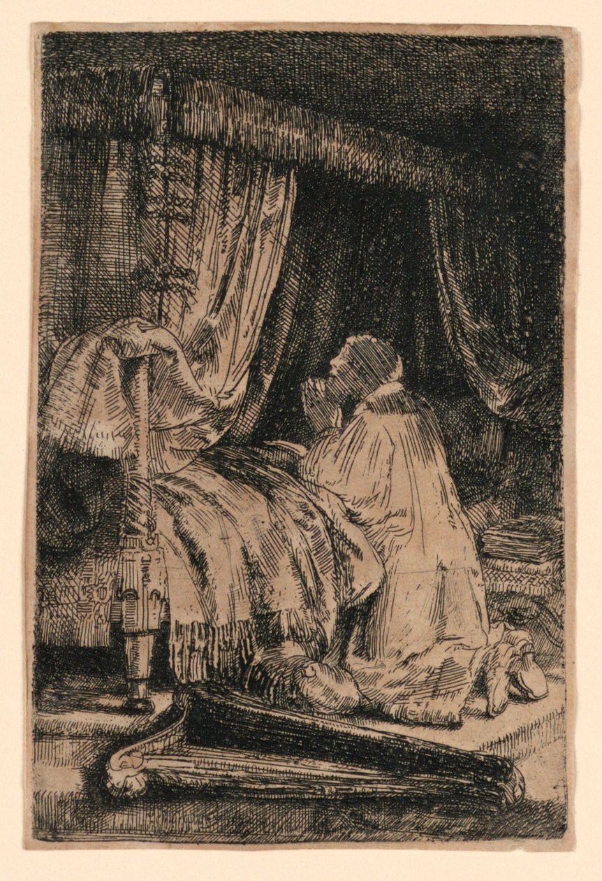 David v modlitbě od Rembrandt van Rijn