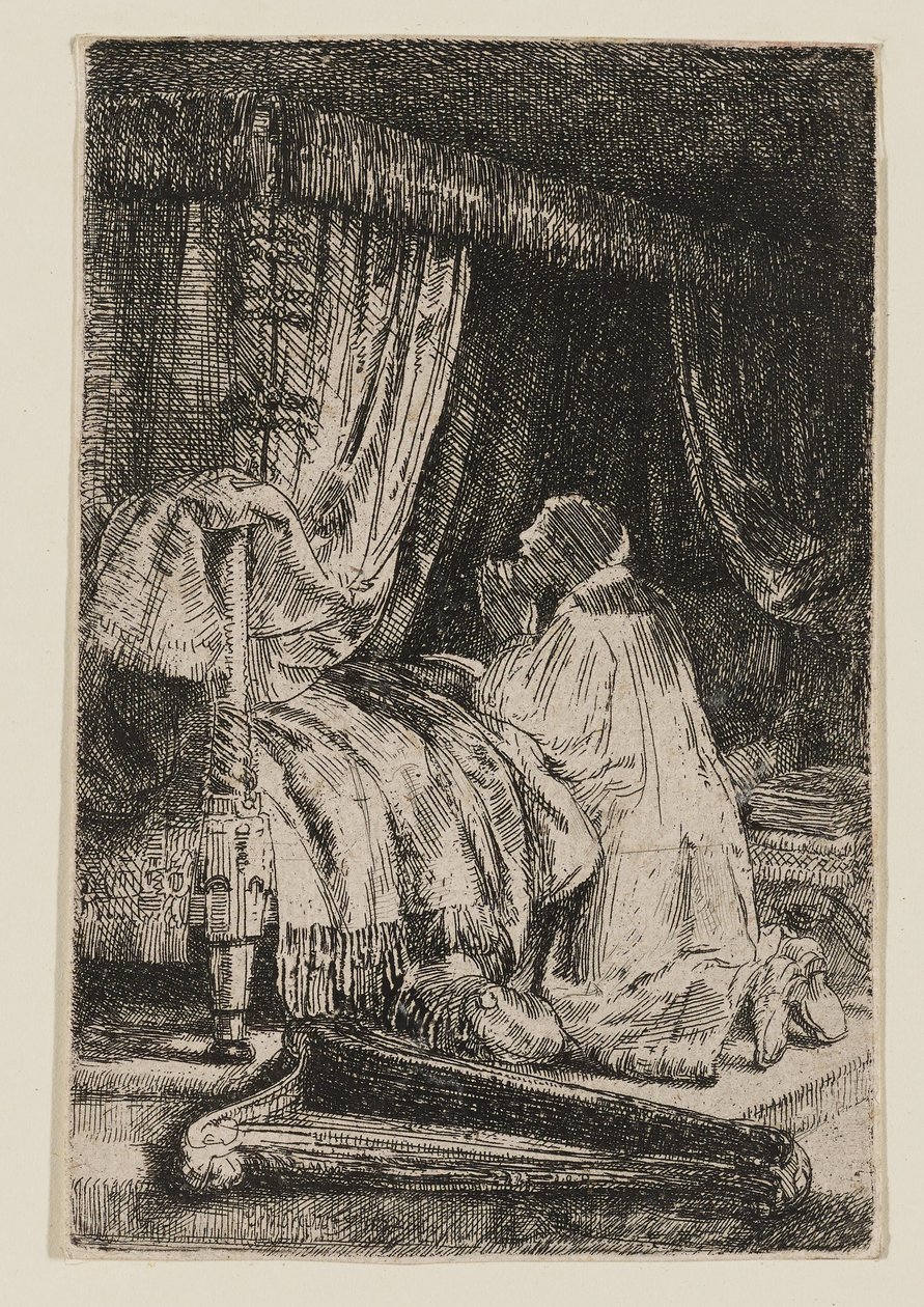 David v modlitbě od Rembrandt van Rijn
