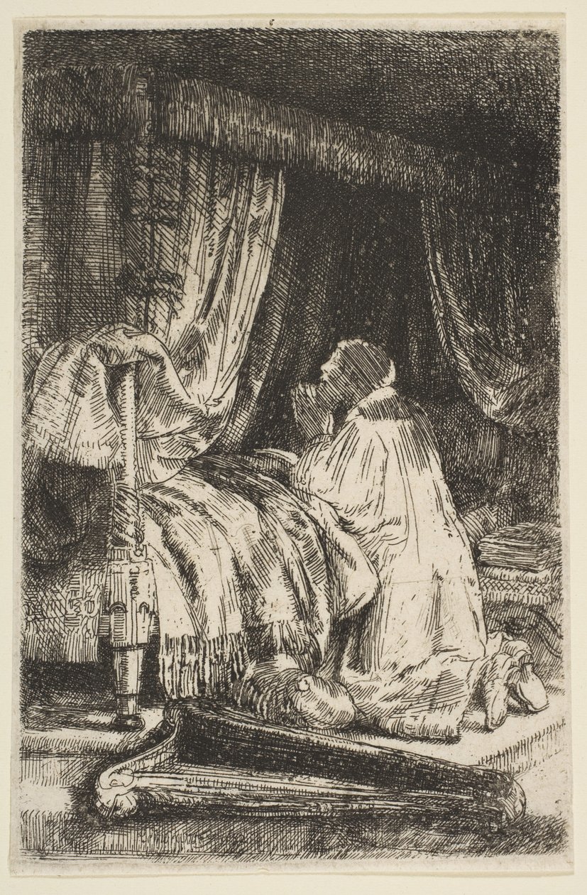 David v modlitbě, 1652. od Rembrandt van Rijn