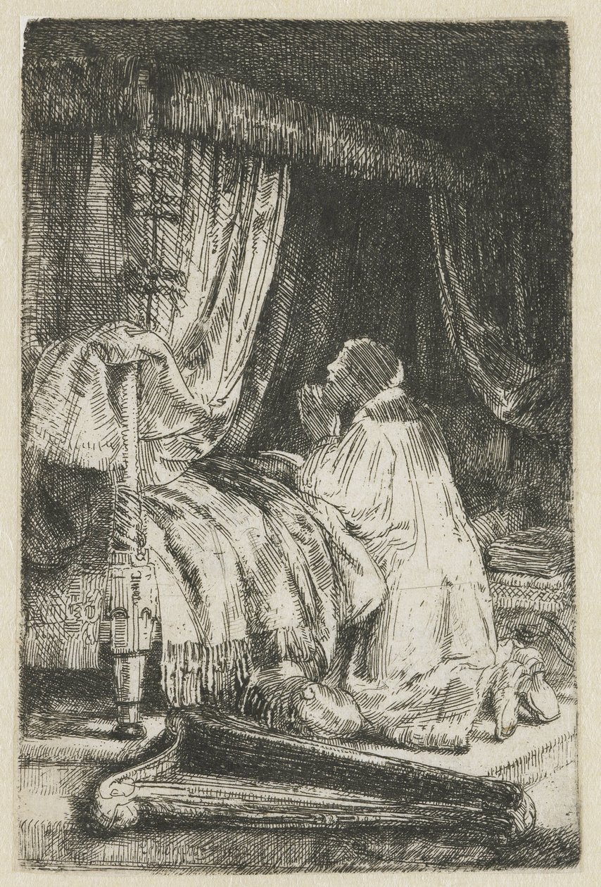 David v modlitbě od Rembrandt van Rijn