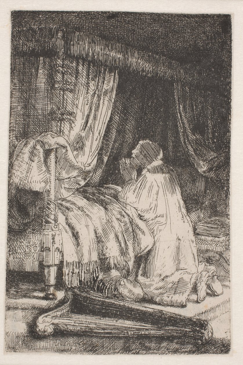 David v modlitbě od Rembrandt van Rijn