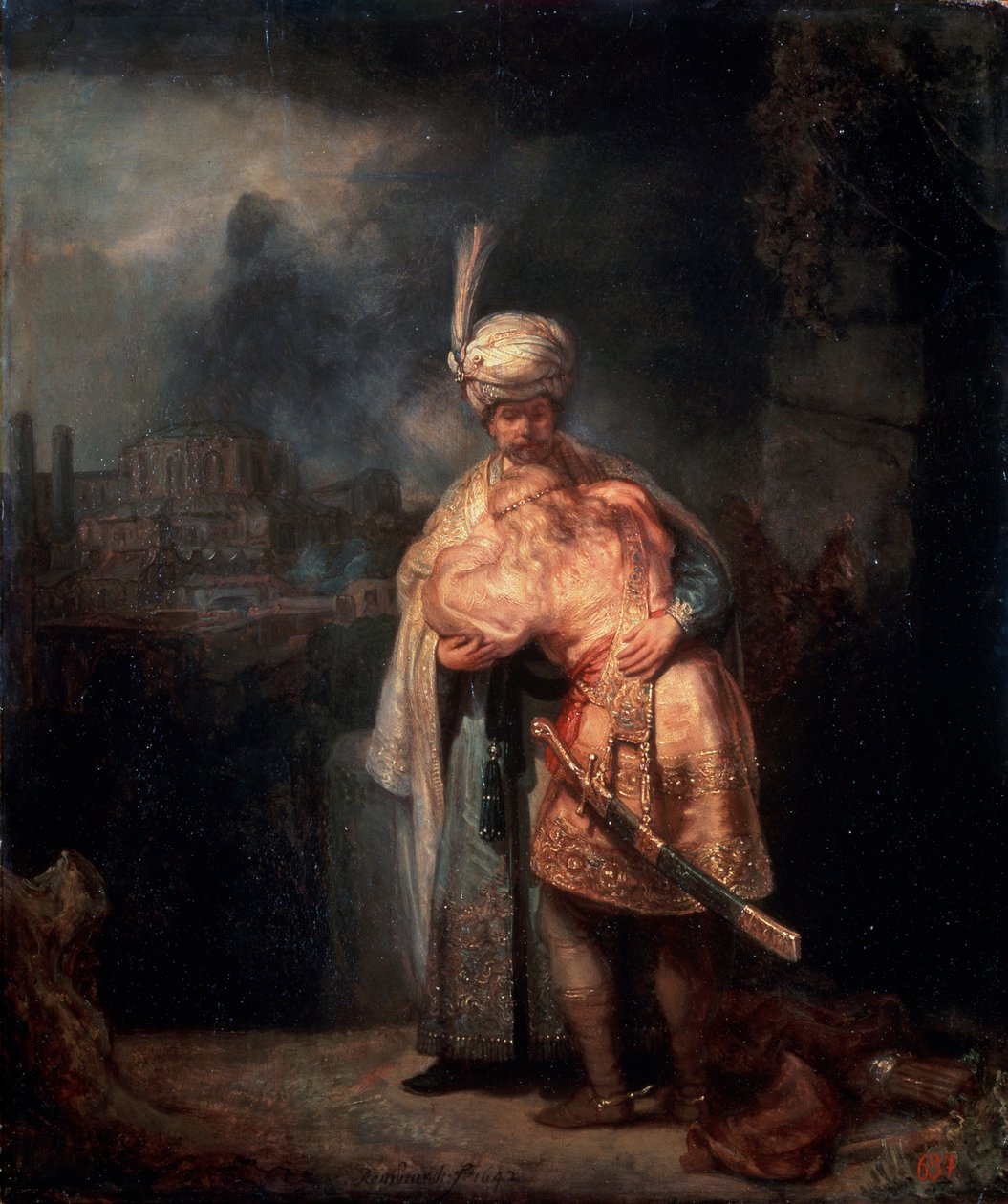 Davids Loučení s Jonathanem, 1642. od Rembrandt van Rijn