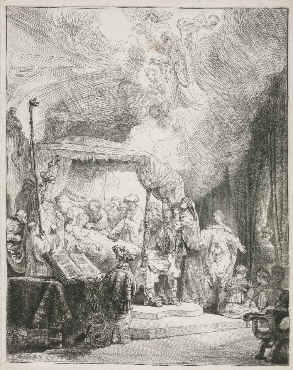 Smrt Panny od Rembrandt van Rijn