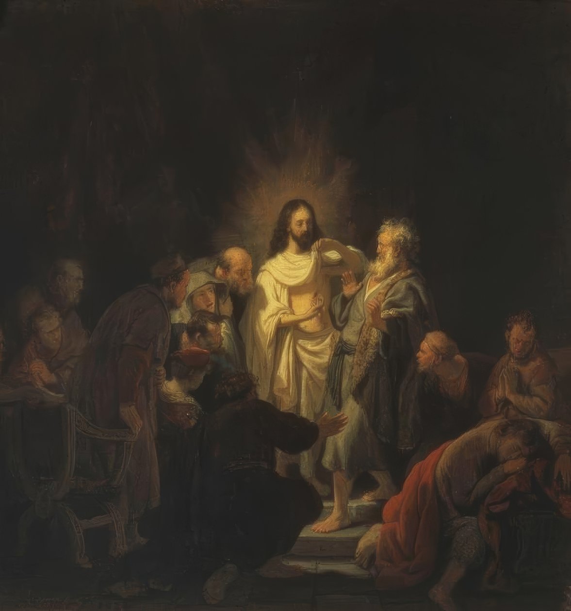 Nedůvěřivý Thomas od Rembrandt van Rijn
