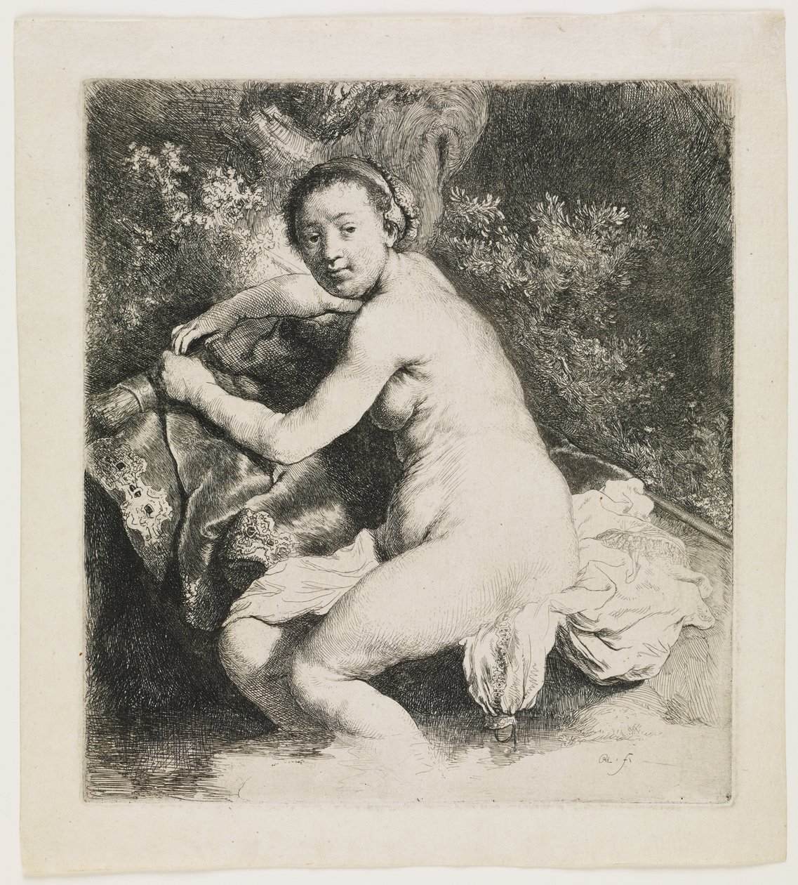 Diana v lázních od Rembrandt van Rijn