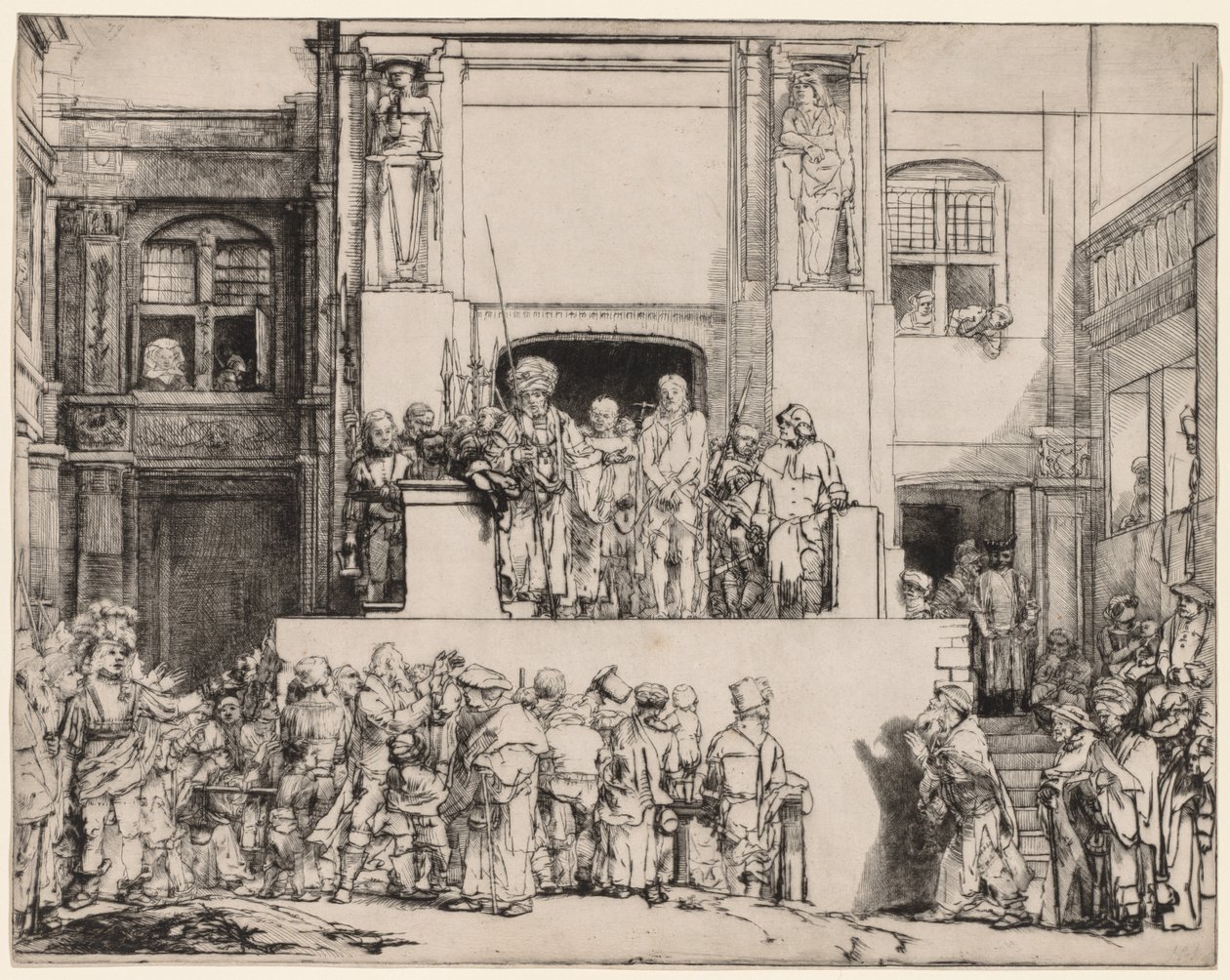 Ecce Homo. Kristus představený lidu od Rembrandt van Rijn