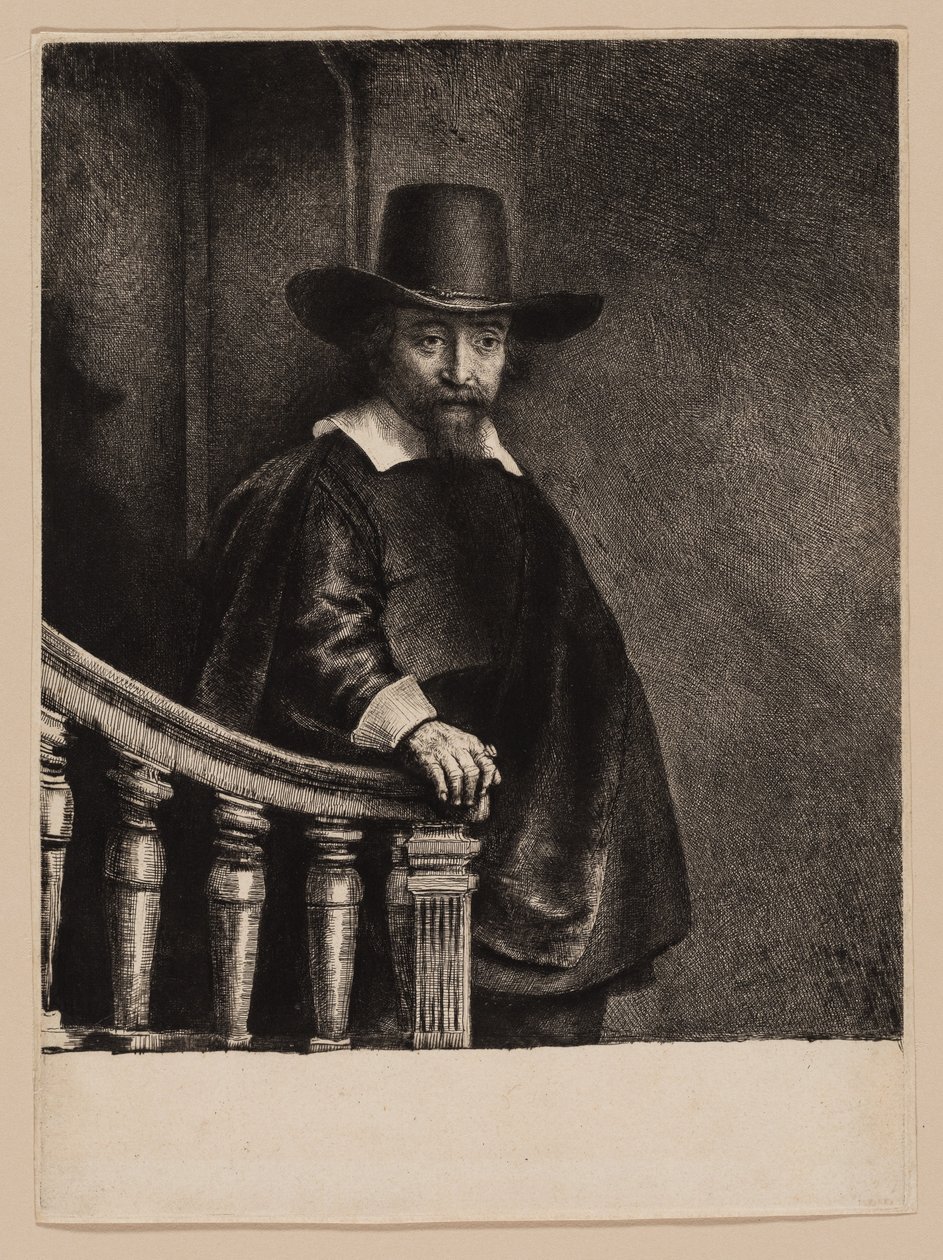 Ephraim Bonus, židovský lékař od Rembrandt van Rijn