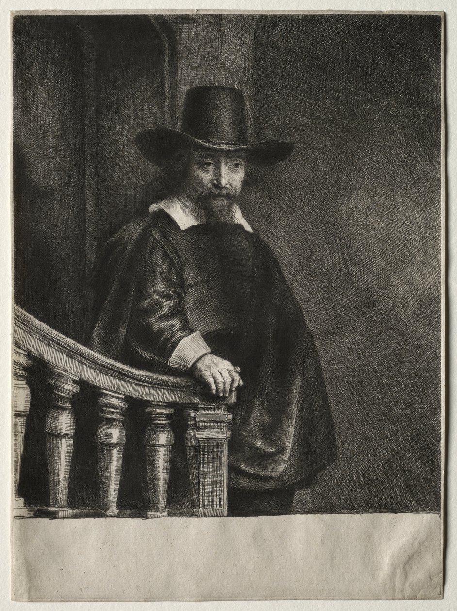 Ephraim Bonus, židovský lékař od Rembrandt van Rijn