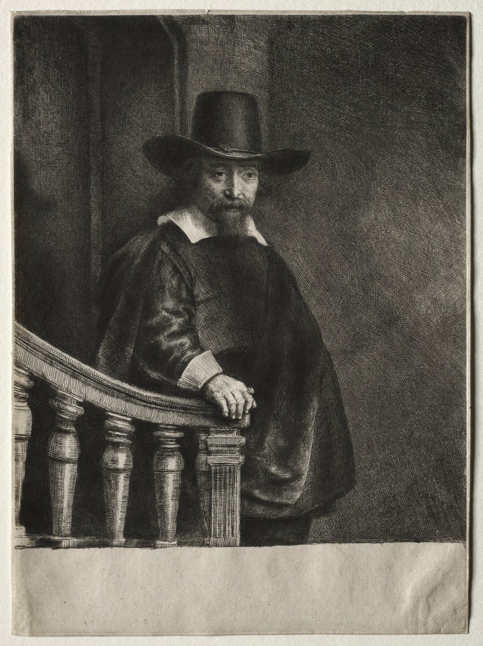 Ephraim Bonus, židovský lékař, 1647. od Rembrandt van Rijn