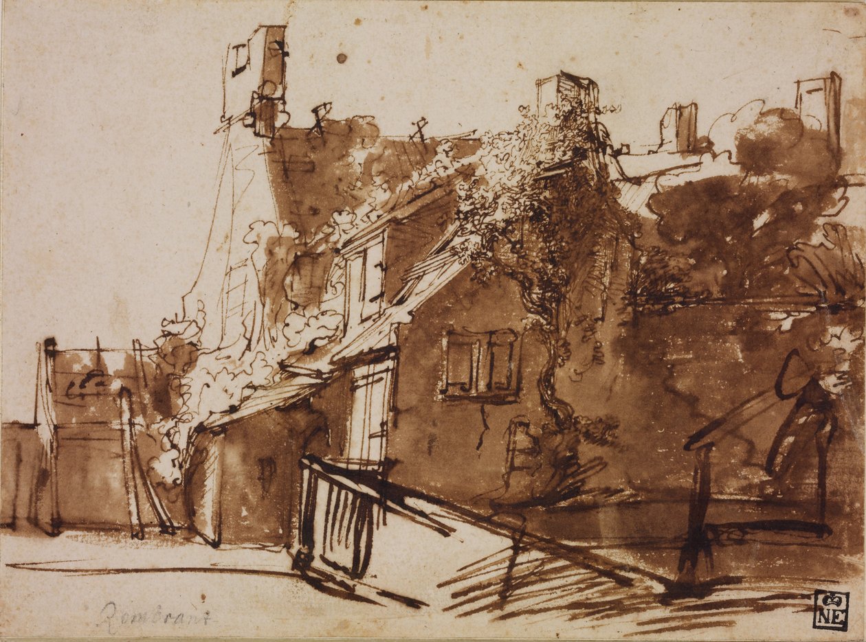 Statek na slunci od Rembrandt van Rijn