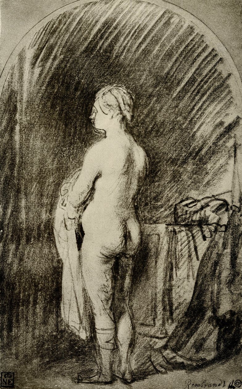 Ženský akt od Rembrandt van Rijn