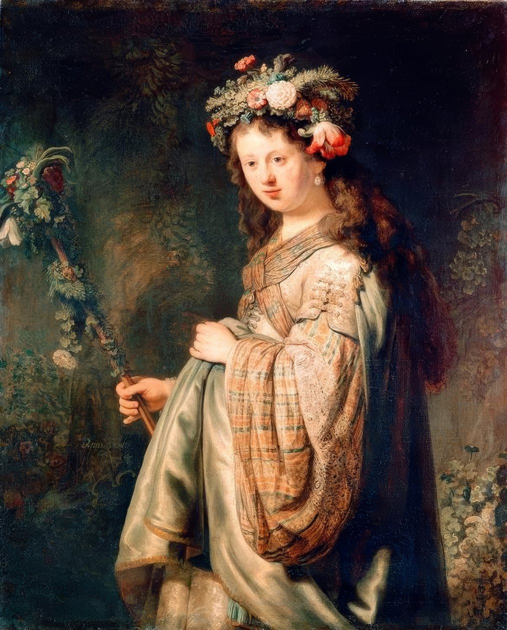 Flóra od Rembrandt van Rijn