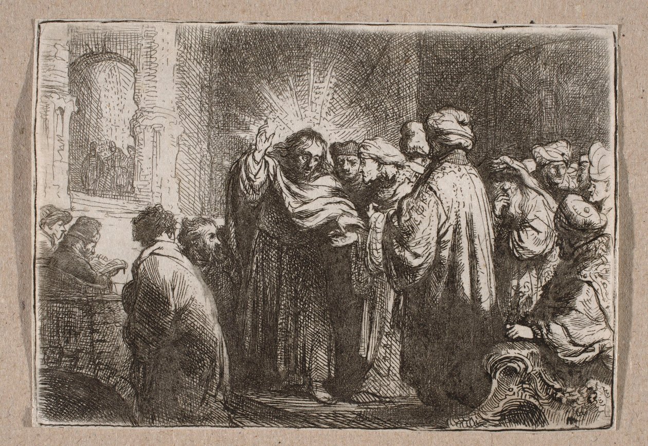 Nájemní groš od Rembrandt van Rijn