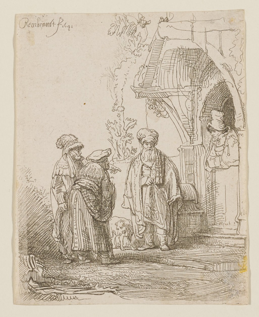Jakub a Lában od Rembrandt van Rijn
