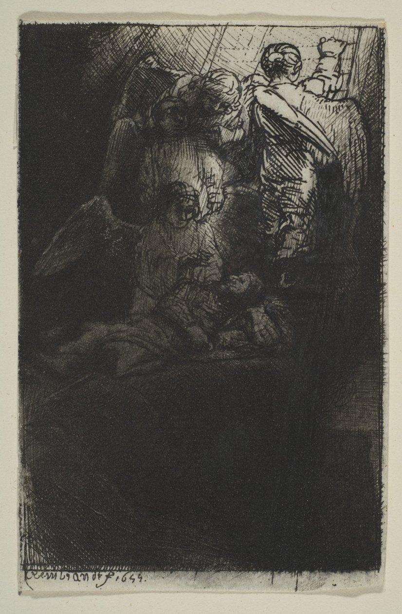 Jacobs Ladder, 1655. od Rembrandt van Rijn