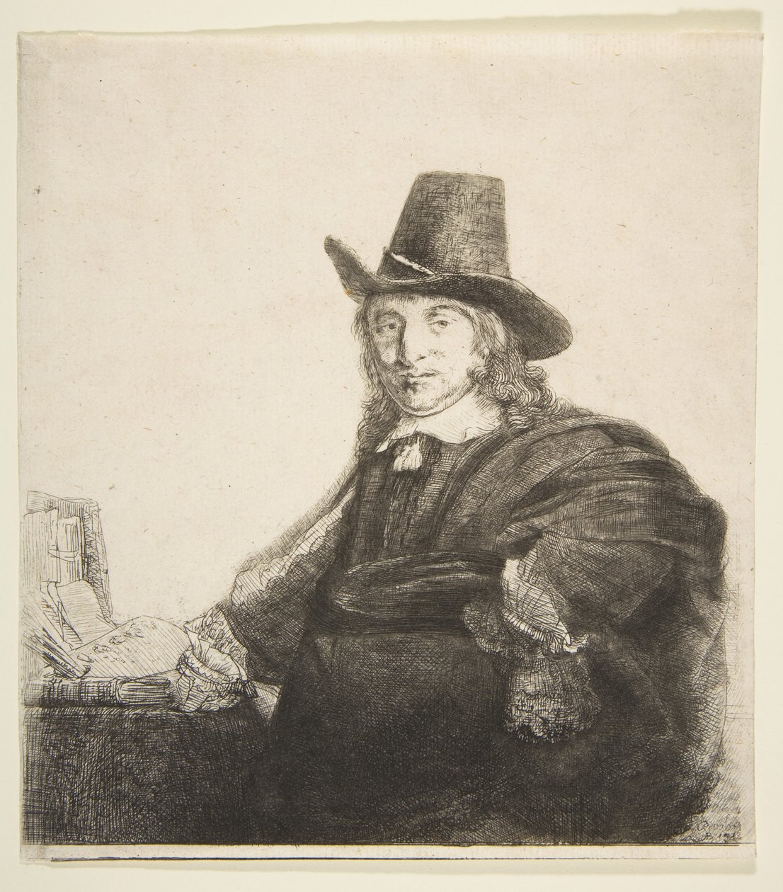 Jan Asselijn, malíř krab, asi 1646. od Rembrandt van Rijn