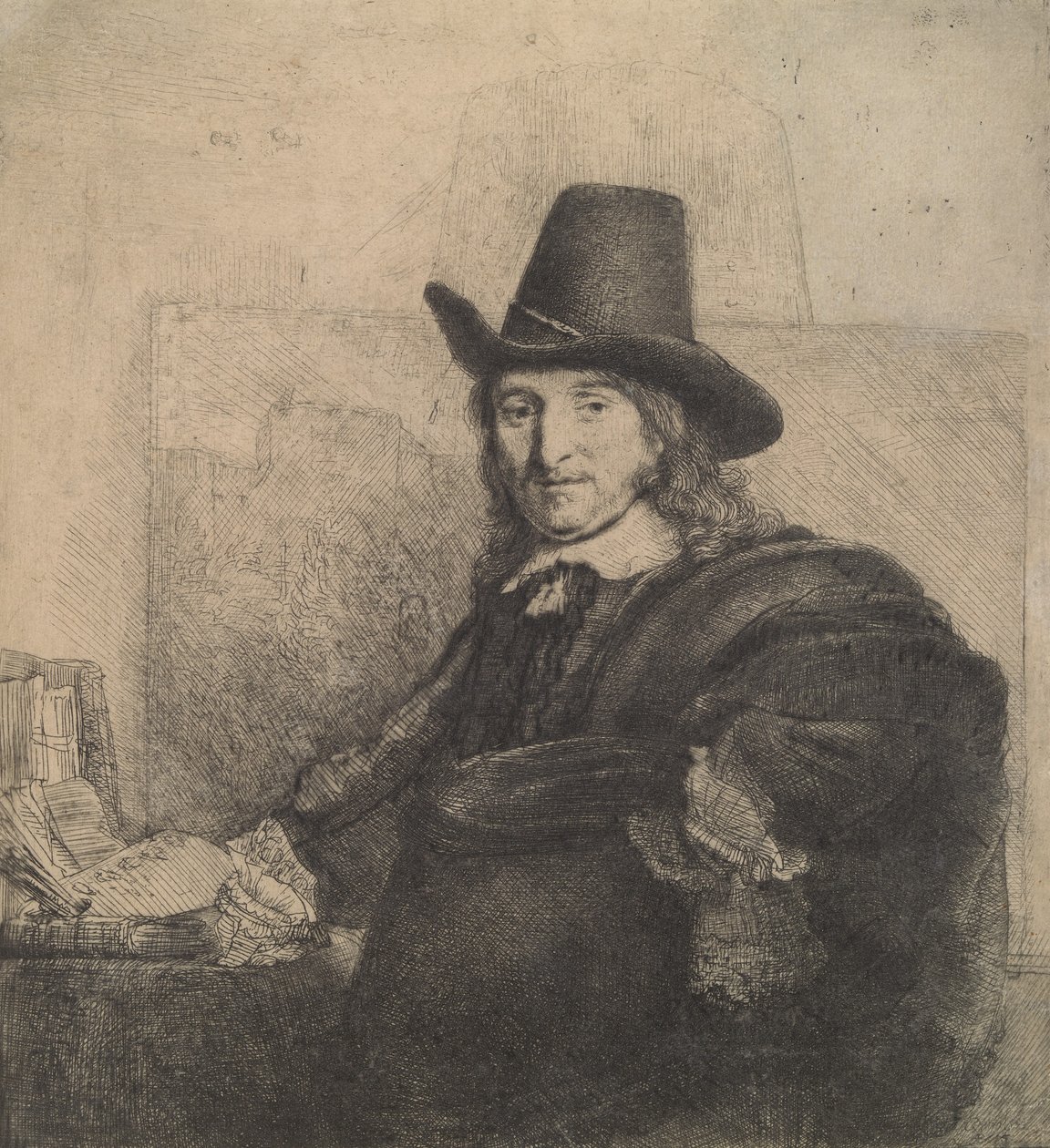Jan Asselijn, Malíř krab, asi 1647., asi 1647. od Rembrandt van Rijn