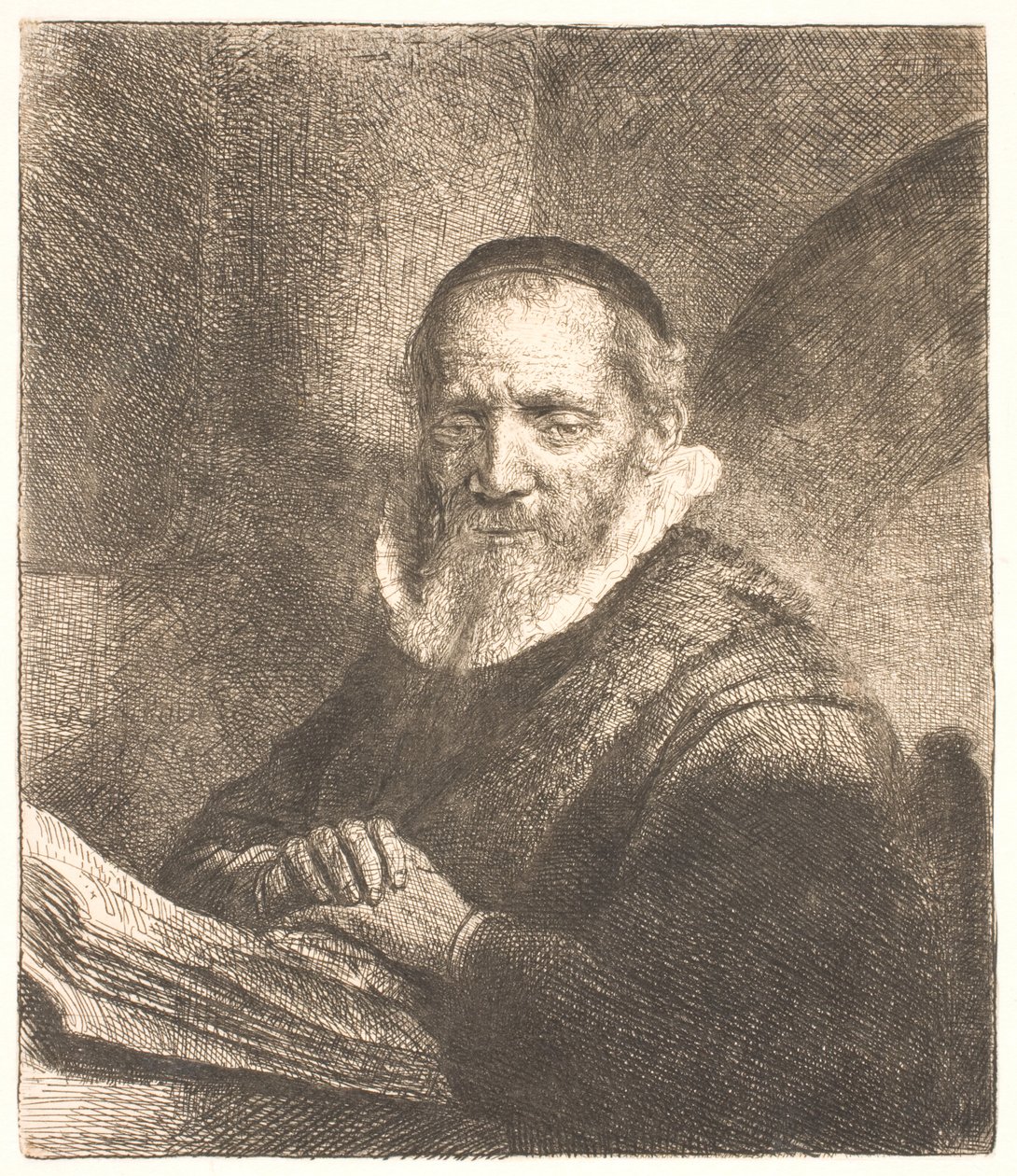Jan Cornelis Sylvius, kazatel () od Rembrandt van Rijn