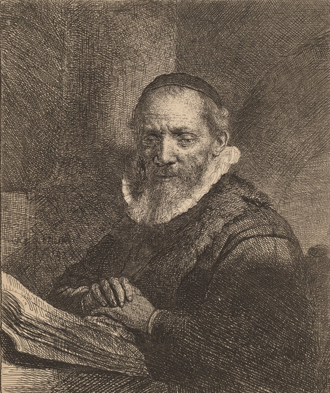 Jan Cornelisz. Sylvius, 1633. od Rembrandt van Rijn
