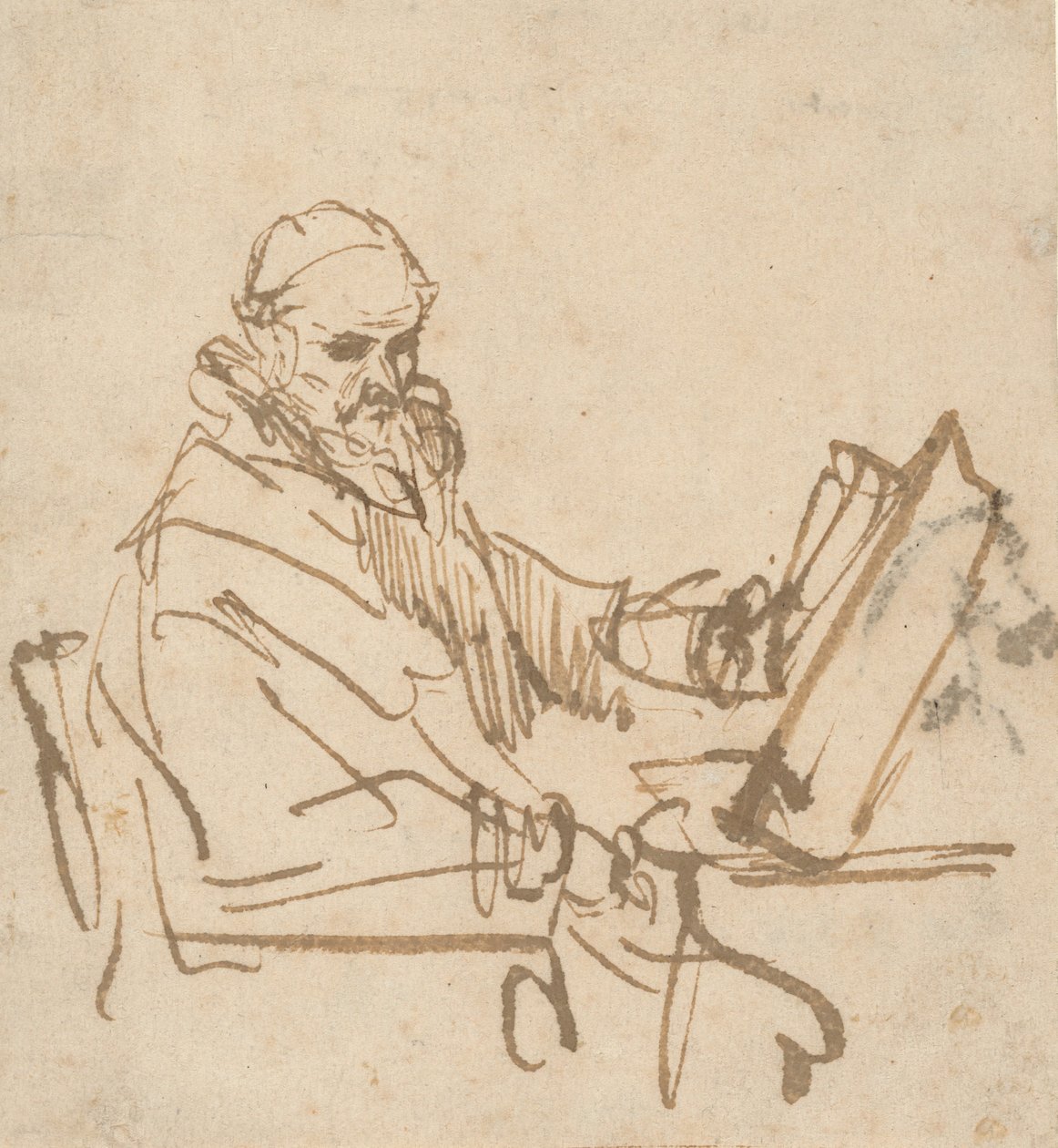 Jan Cornelisz Sylvius, kazatel, 16441645. od Rembrandt van Rijn