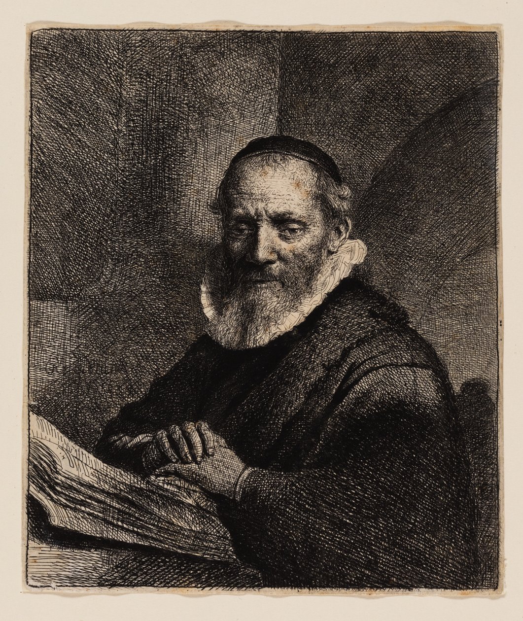 Jan Cornelius Sylvius od Rembrandt van Rijn