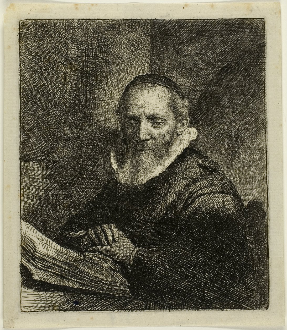 Jan Cornelius Sylvius od Rembrandt van Rijn