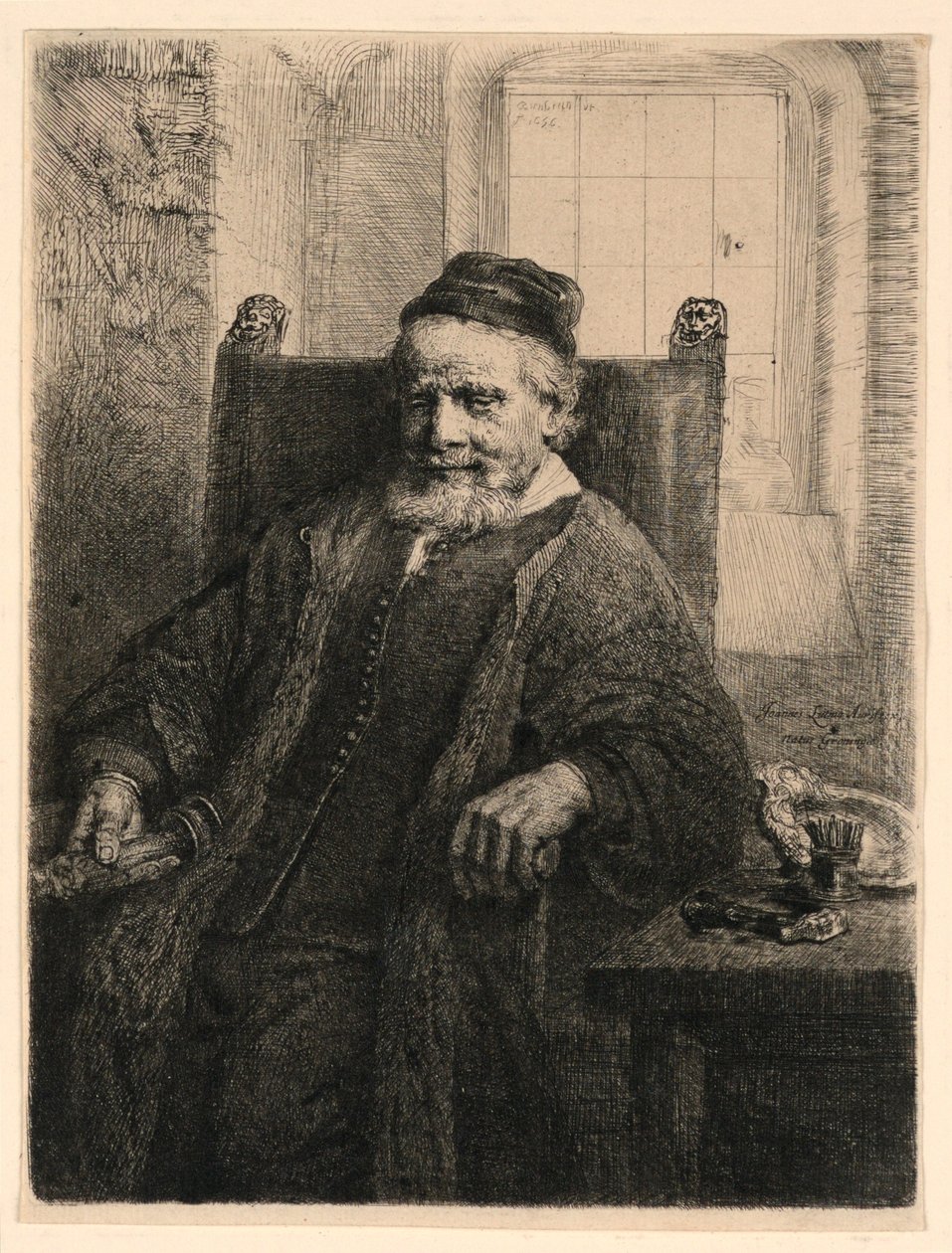 Jan Lutma, zlatník od Rembrandt van Rijn