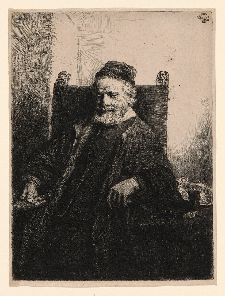 Jan Lutma, zlatník od Rembrandt van Rijn