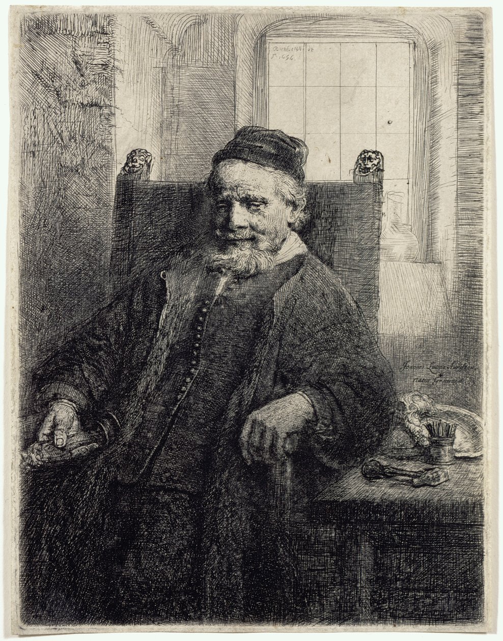 Jan Lutma, zlatník od Rembrandt van Rijn