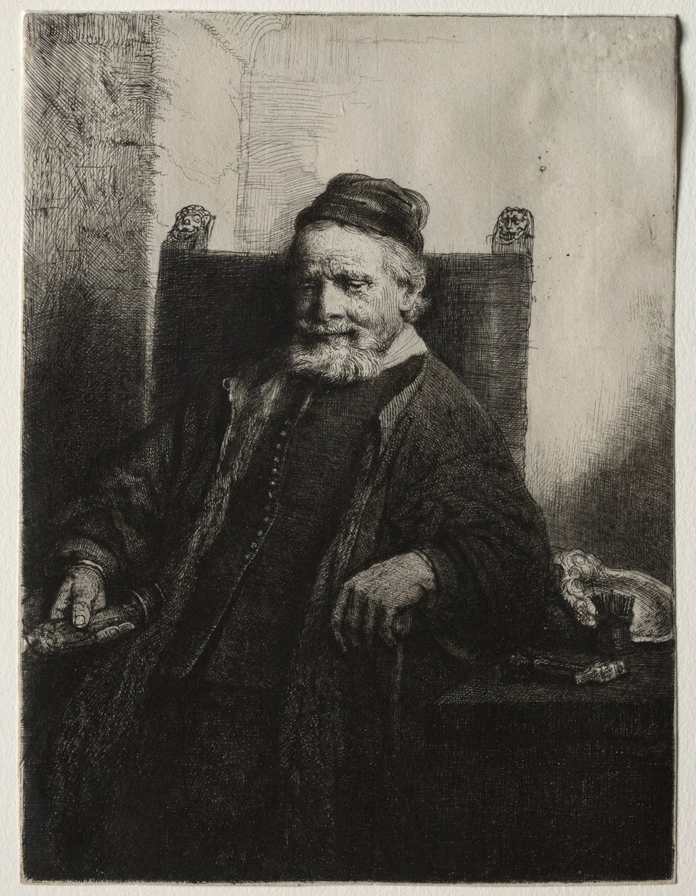 Jan Lutma, zlatník, 1656. od Rembrandt van Rijn