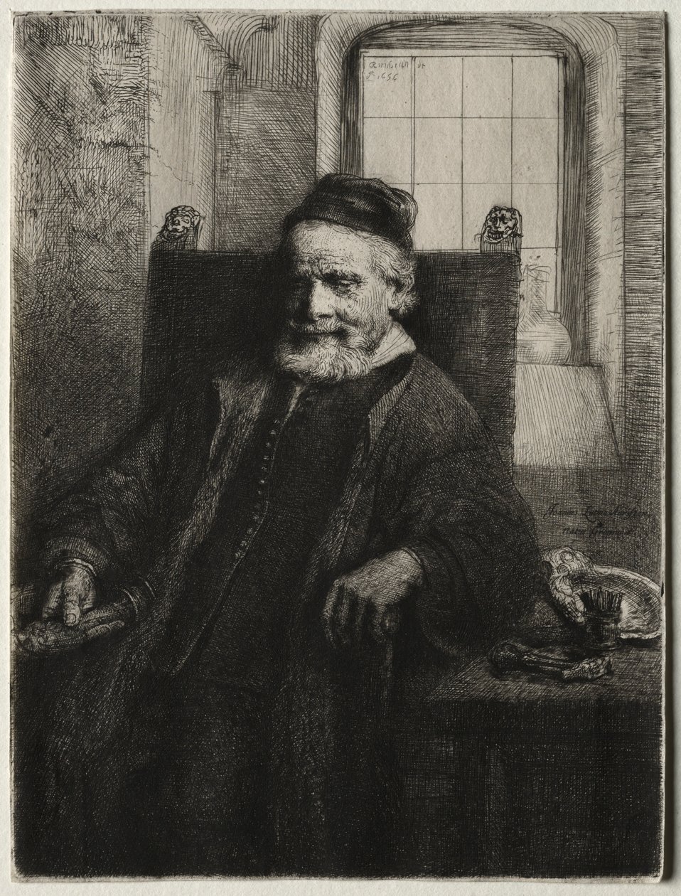 John Lutma, zlatník, 1656. od Rembrandt van Rijn