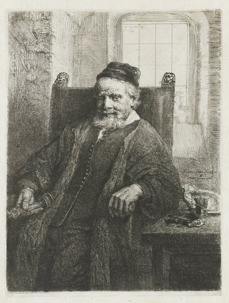 Jan Lutma, zlatník od Rembrandt van Rijn