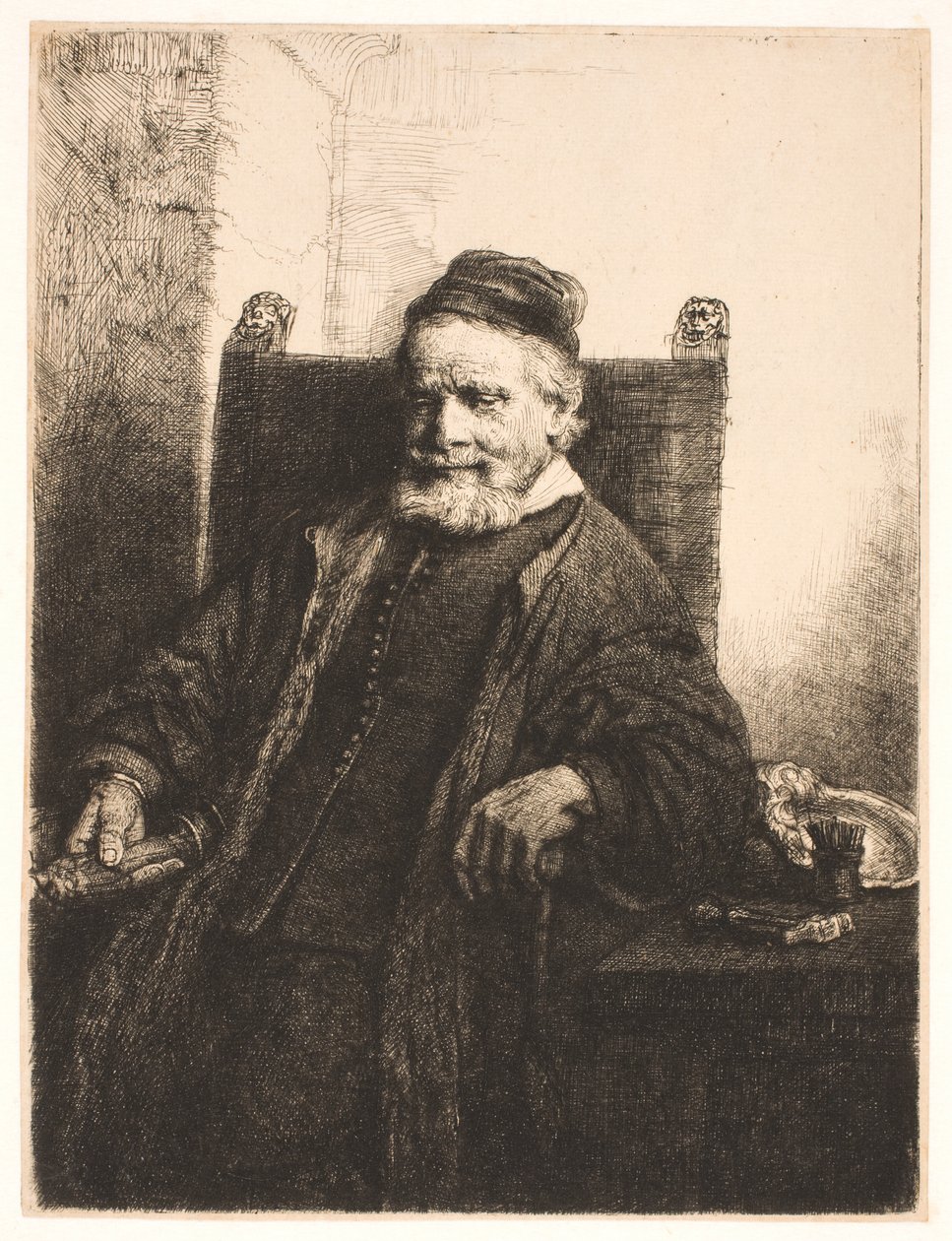 Jan Lutma, starší, zlatník a sochař od Rembrandt van Rijn
