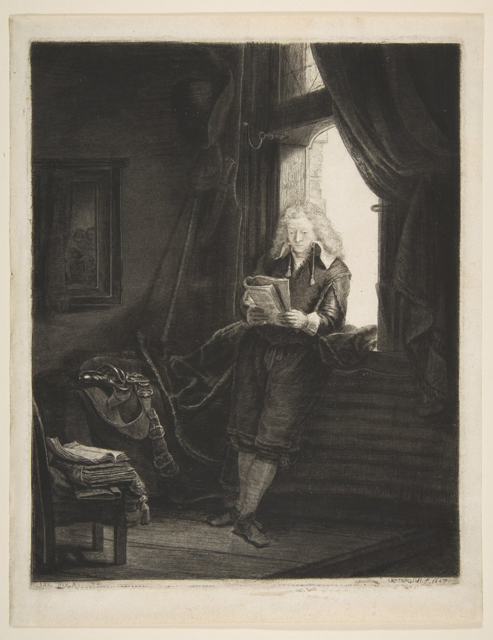 Jan Šestý, 1647. od Rembrandt van Rijn