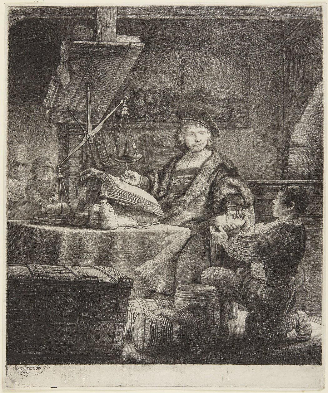 Jan Uytenbogaert (Zlatník) od Rembrandt van Rijn