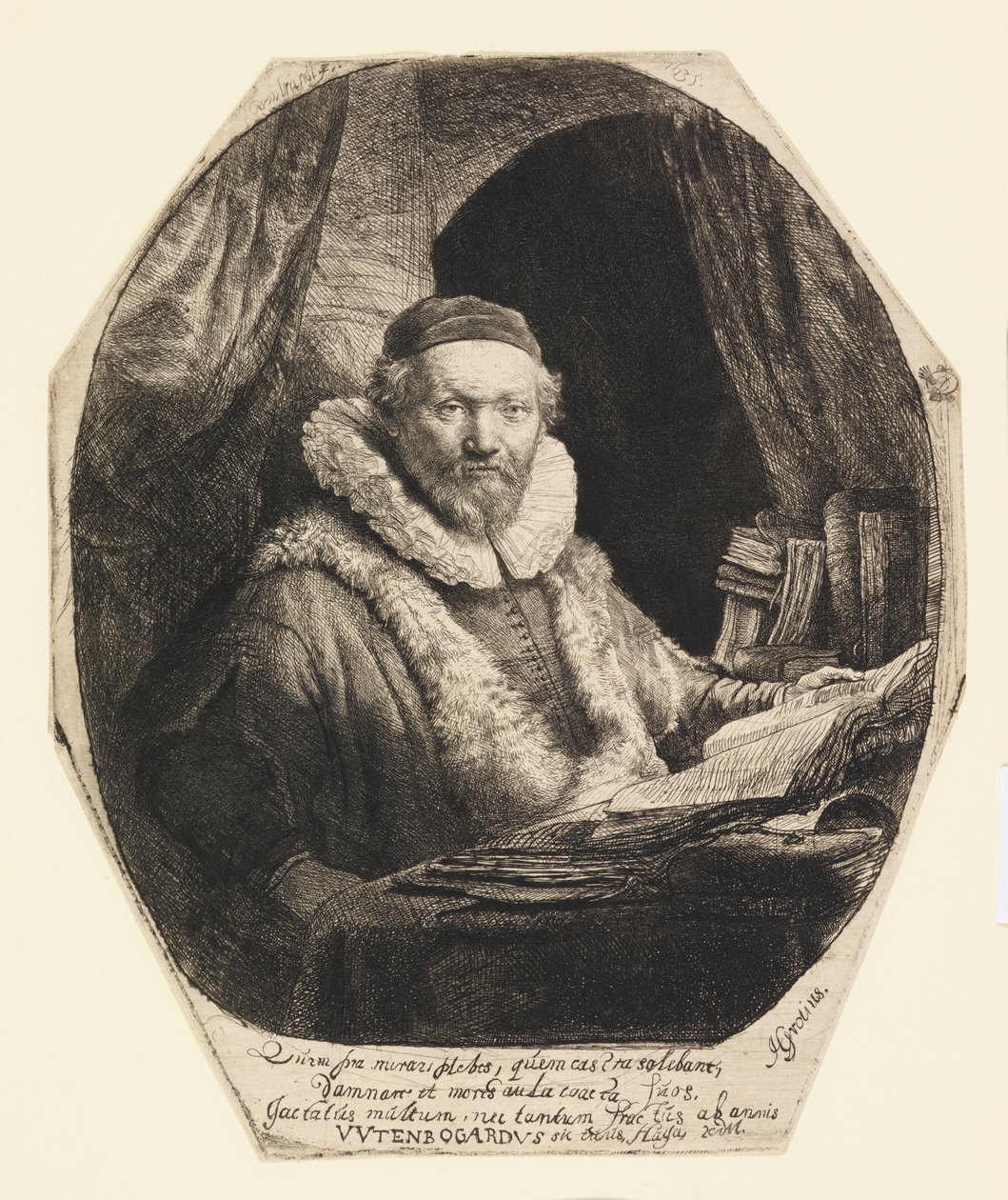 Jan Uytenbogaert, kazatel od Rembrandt van Rijn