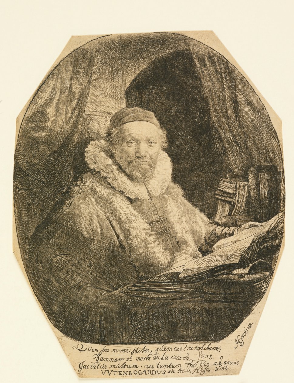Jan Uytenbogaert, kazatel od Rembrandt van Rijn