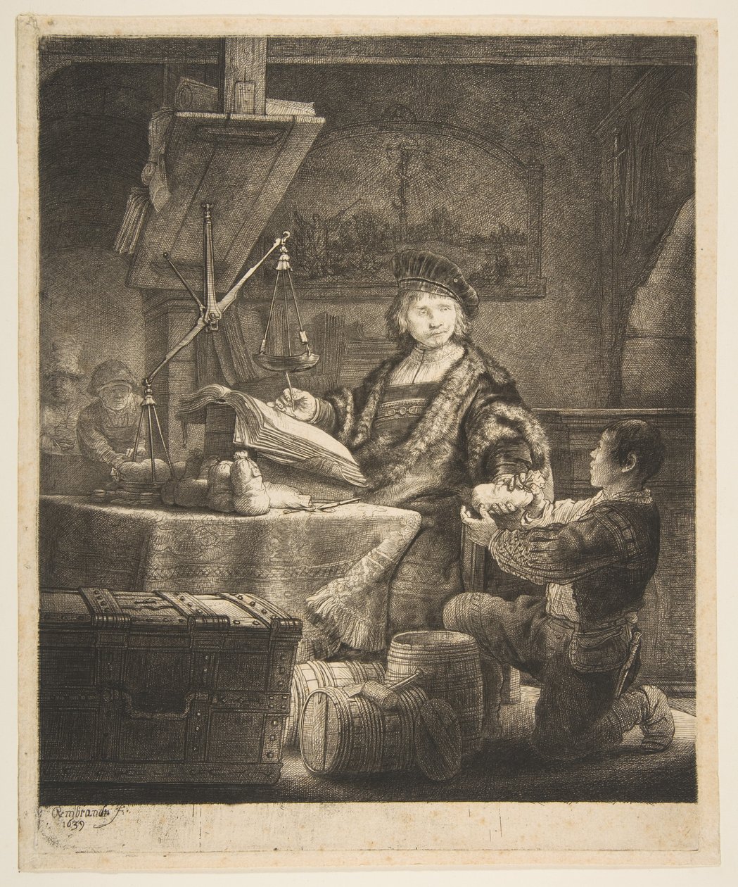 Jan Uytenbogaert Zlatá váha, 1639. od Rembrandt van Rijn