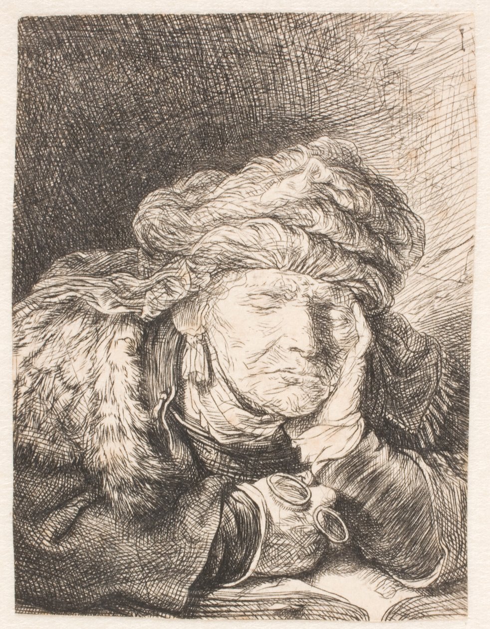 Jan Uytenbogaert, kazatel sekty arminiánských remonstarntů od Rembrandt van Rijn