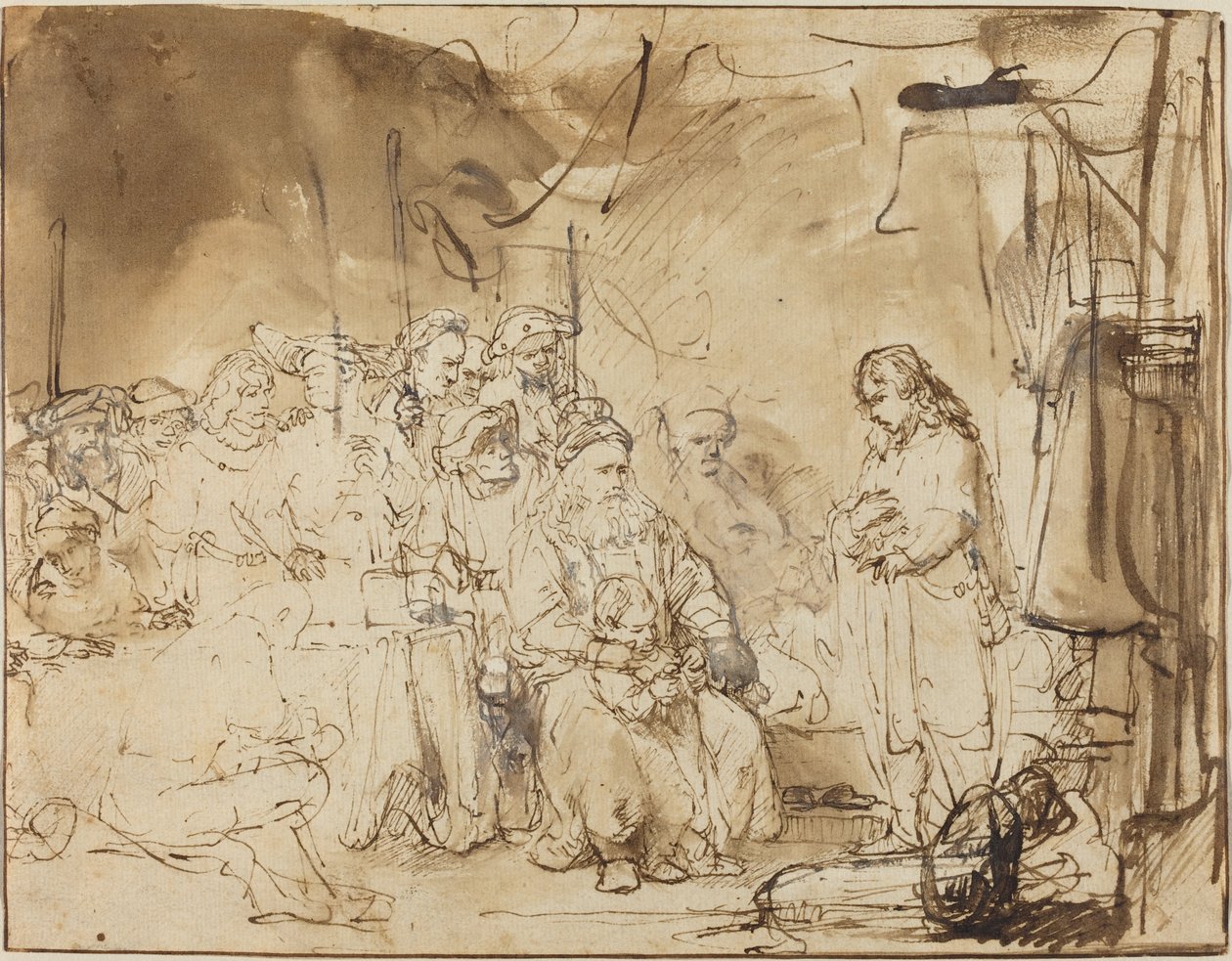 Josef vypráví své sny od Rembrandt van Rijn