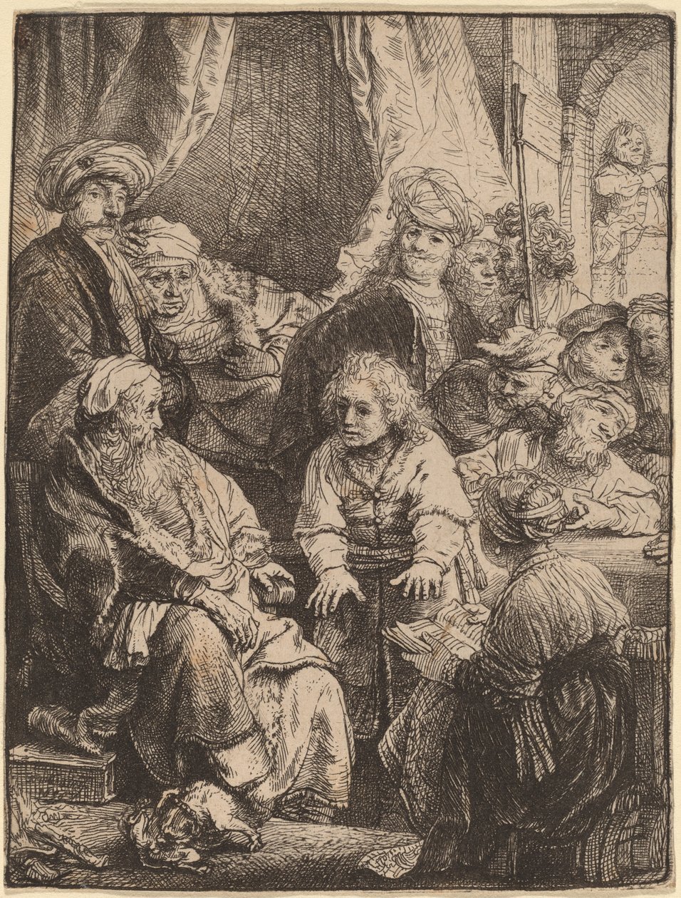Joseph vyprávějící své sny od Rembrandt van Rijn