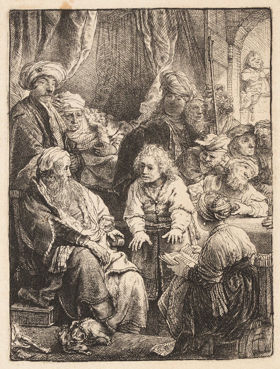 Joseph vyprávějící své sny od Rembrandt van Rijn