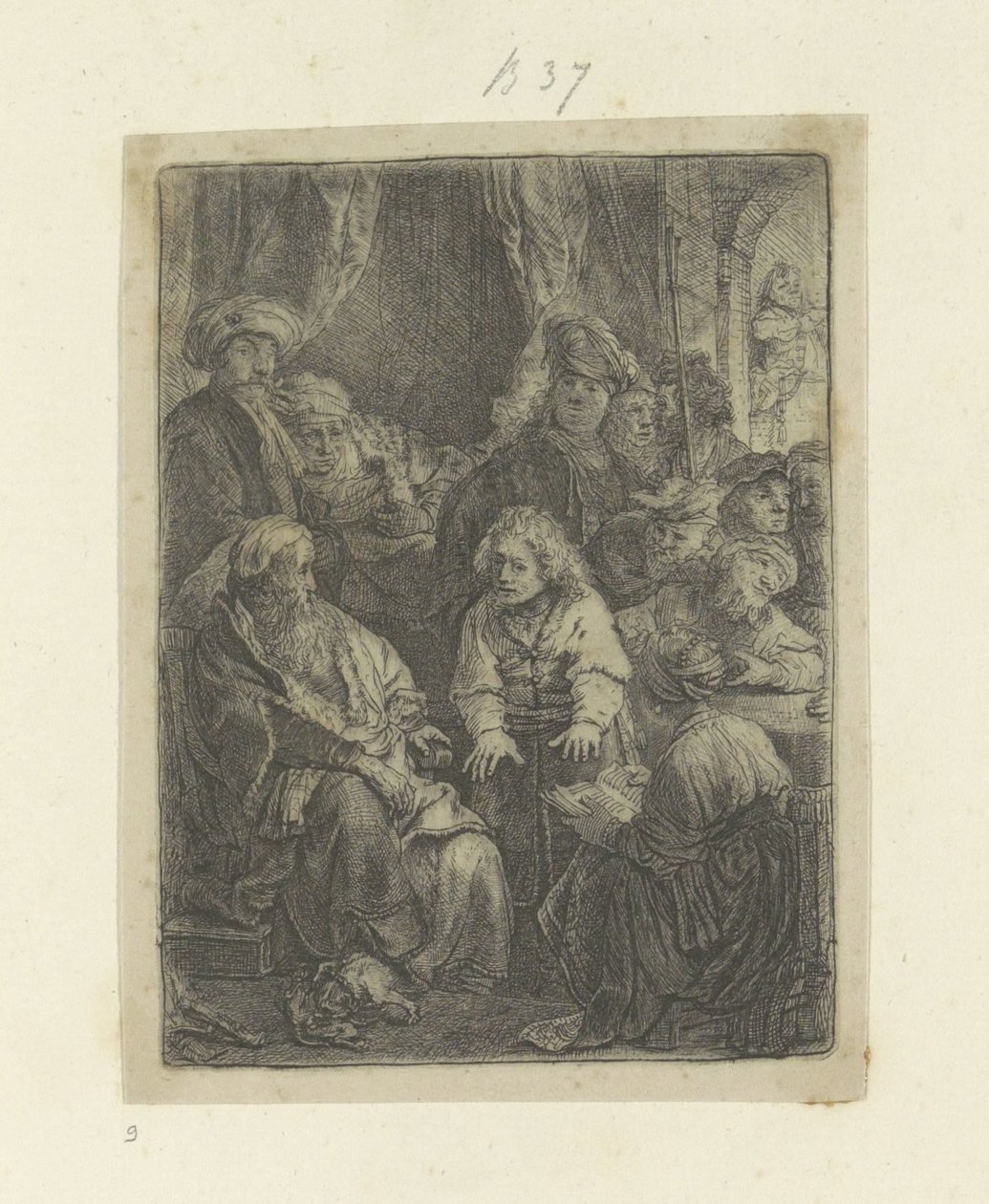Joseph vypráví své sny Recueil de quatre-vingt-cinq estampes originales (název série) od Rembrandt van Rijn
