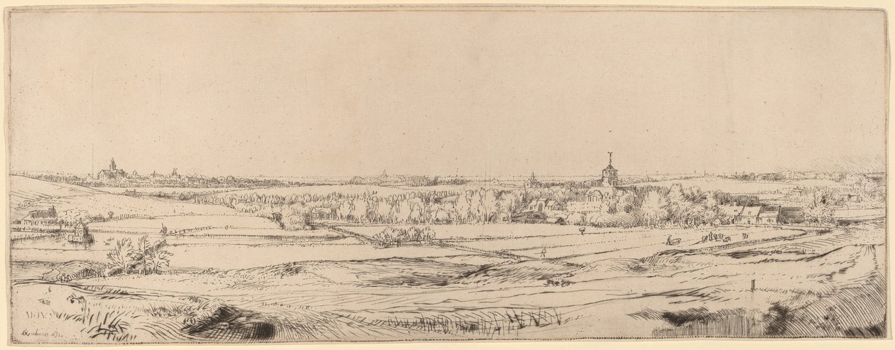 Krajina s výhledem na Haarlem (The Goldweigher