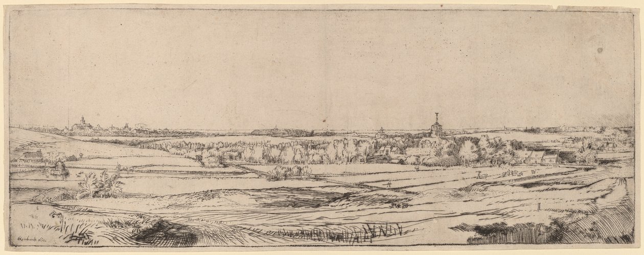 Krajina s výhledem na Haarlem (The Goldweigher