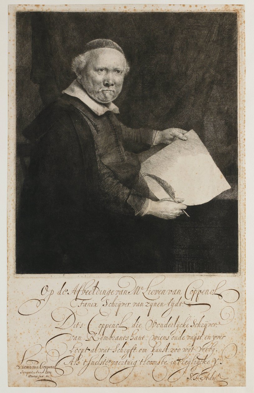 Lieven Willemsz van Coppenol od Rembrandt van Rijn