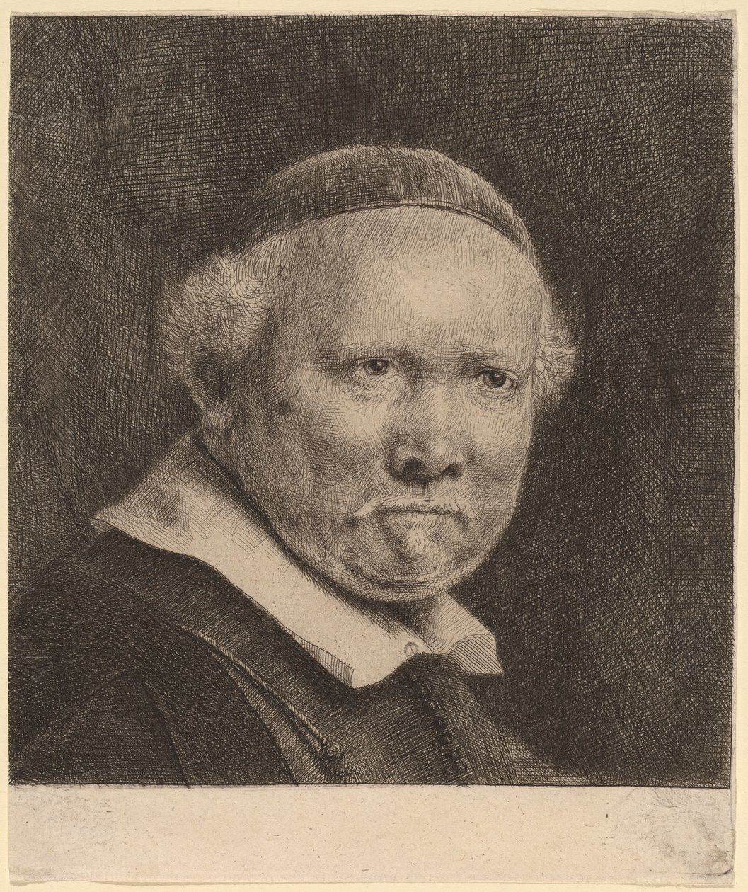 Lieven Willemsz van Coppenol: Větší talíř od Rembrandt van Rijn