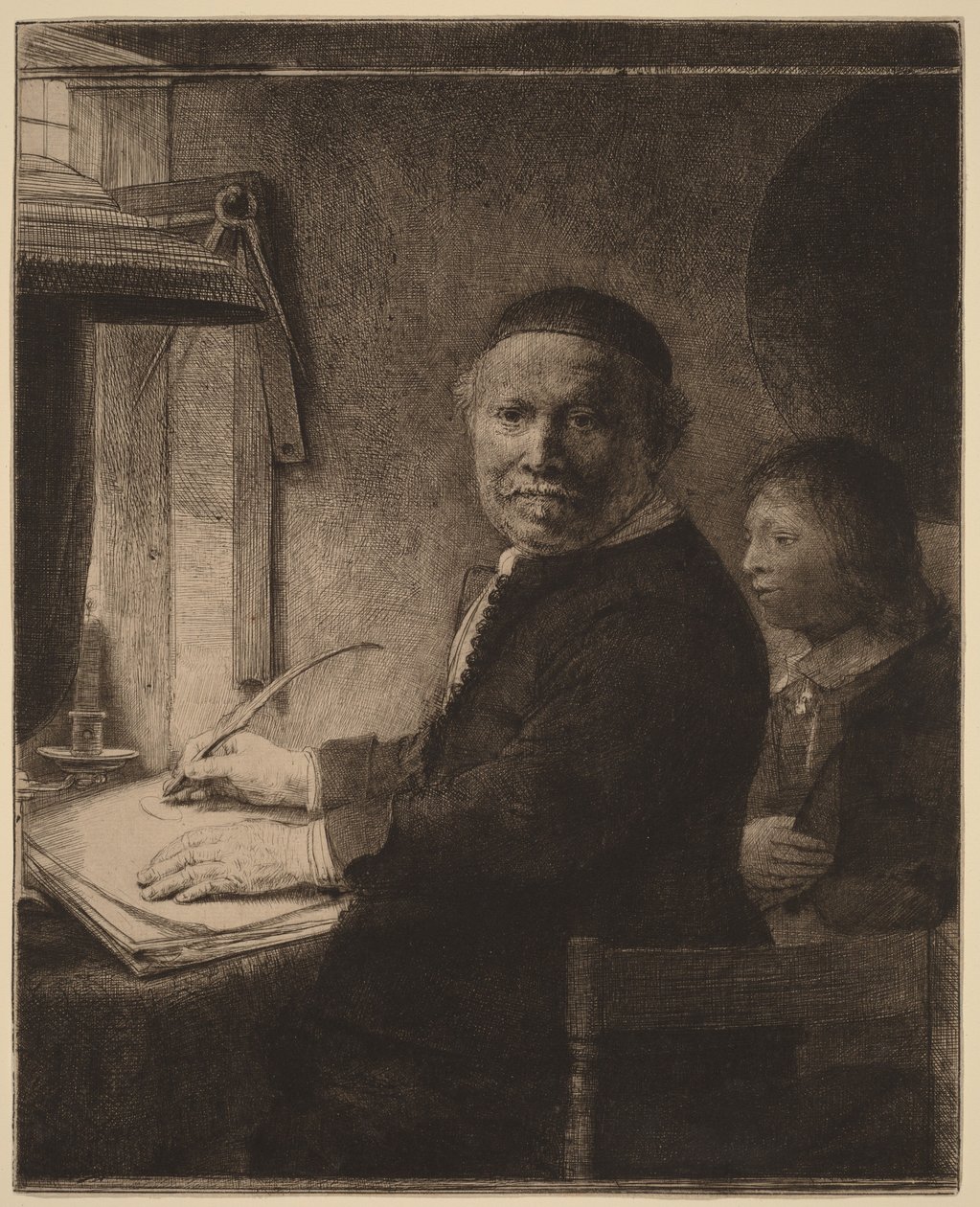 Lieven Willemsz van Coppenol: Menší talíř od Rembrandt van Rijn