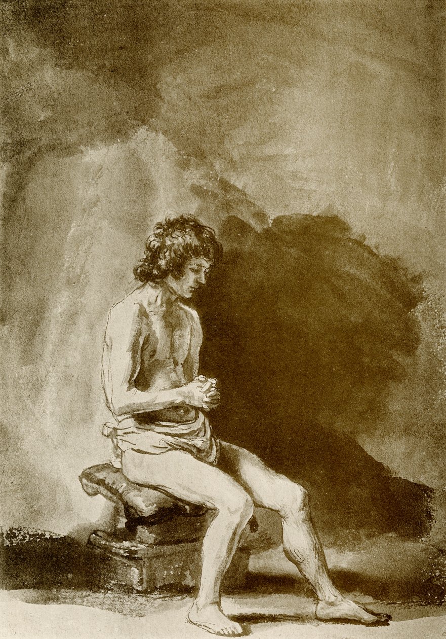 Mužský akt od Rembrandt van Rijn